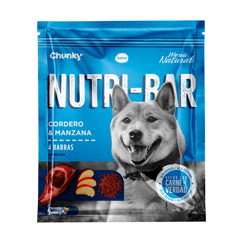 Snack Para Perro Nutri Bar Cordero Manzana 150 g