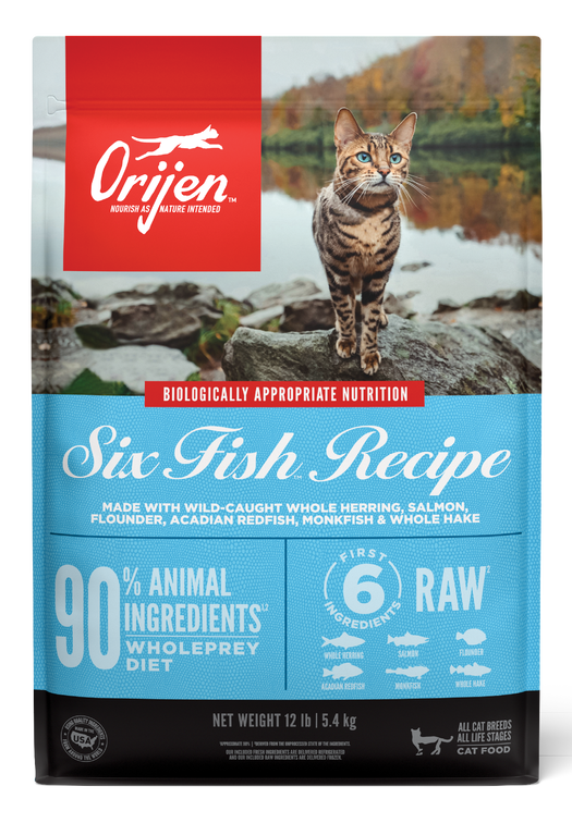 Orijen Six Fish – Alimento para gatos 3.17 kg