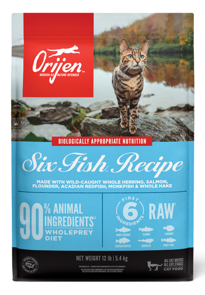 Orijen Six Fish – Alimento para gatos 3.17 kg