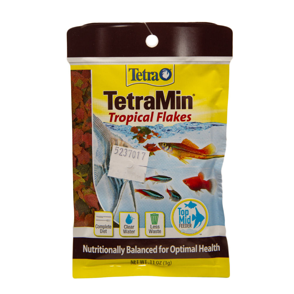 Alimento Para Peces Tetra Min Tropical Flakes 3 g