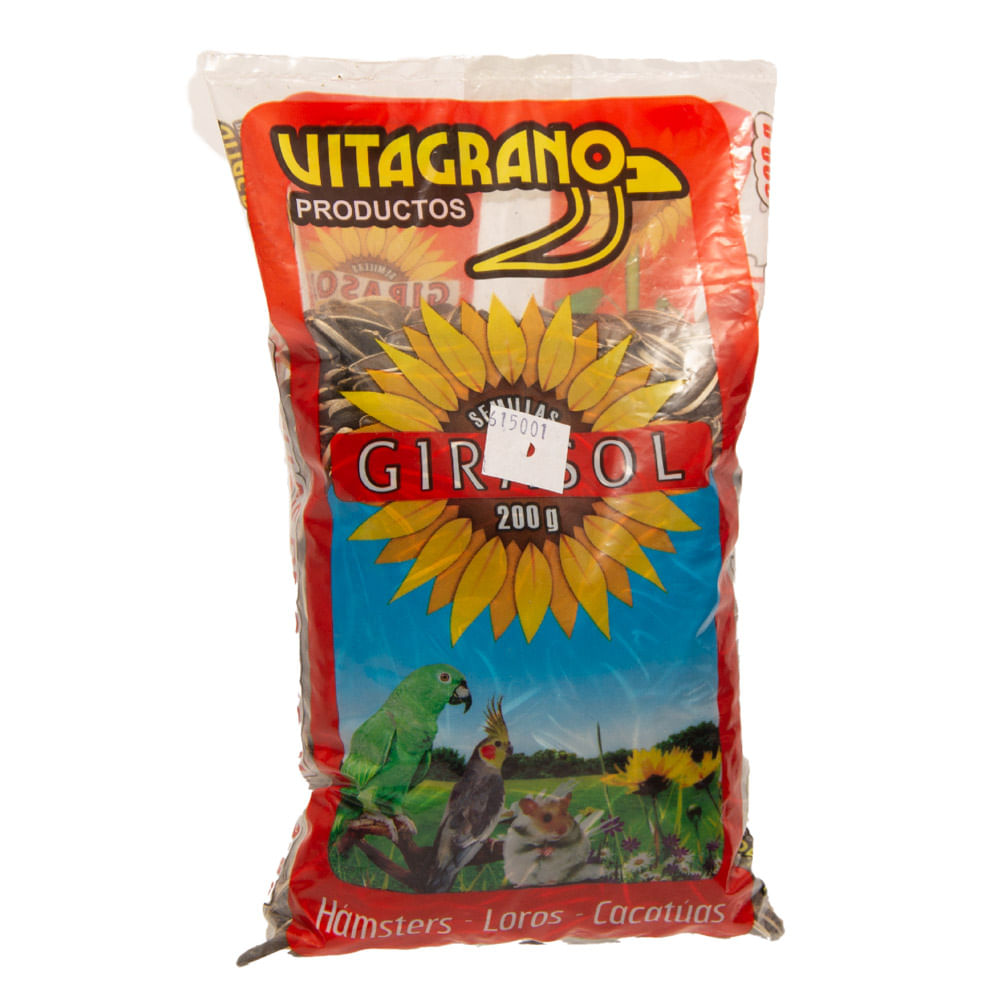 Alimento Vitagrano Girasol Bolsa 200 g