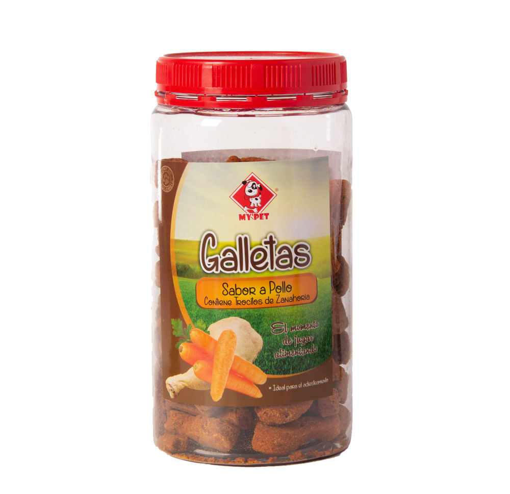 Snack Para Perro My Pet Bombonera Galleta Pollo Y Zanahoria 500 g