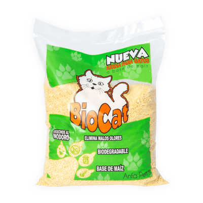 Arena de maiz para gato Bio Cat 4 kg
