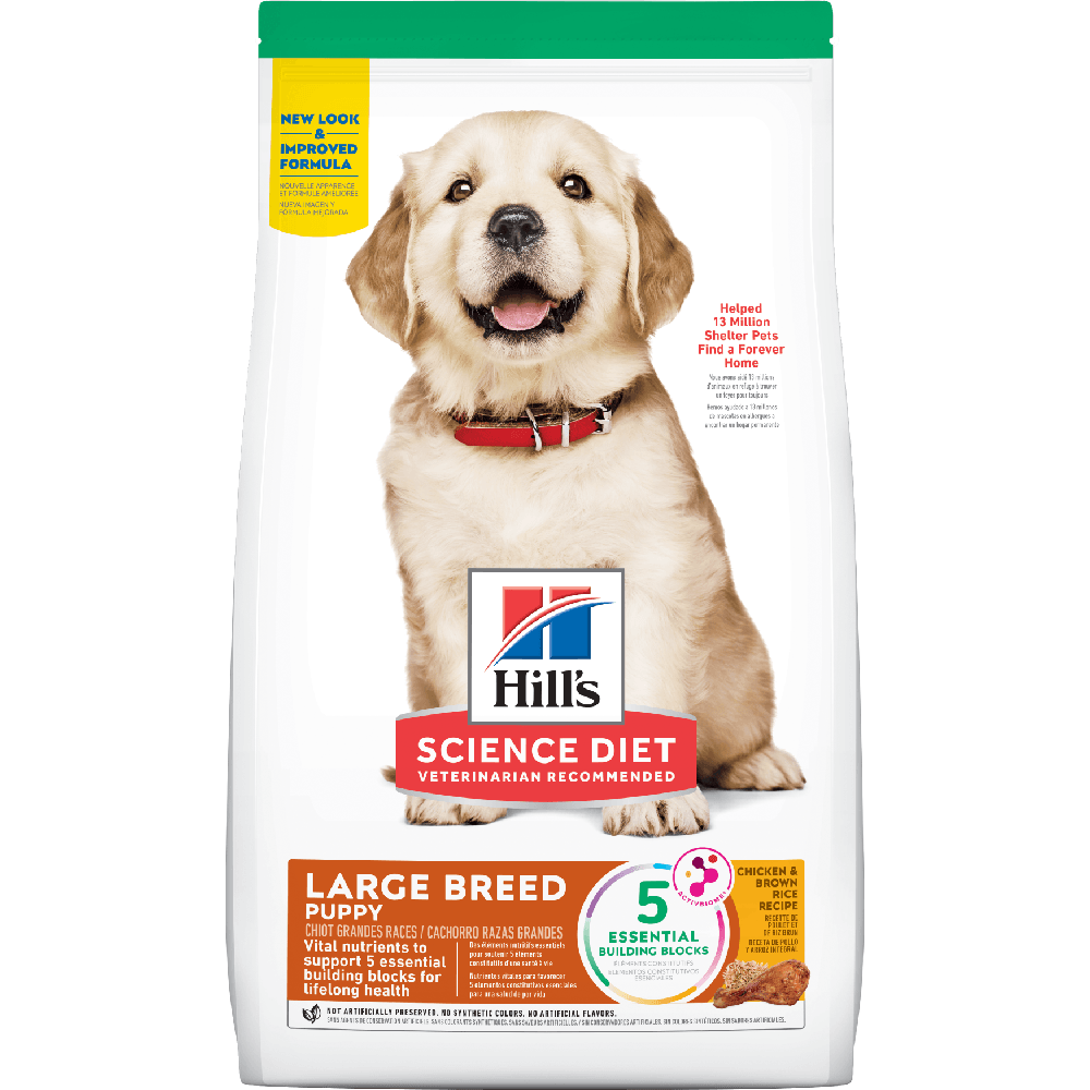 Alimento seco para perro Hills Science Diet Puppy Large Breed Pollo razas grandes 27,5 lb