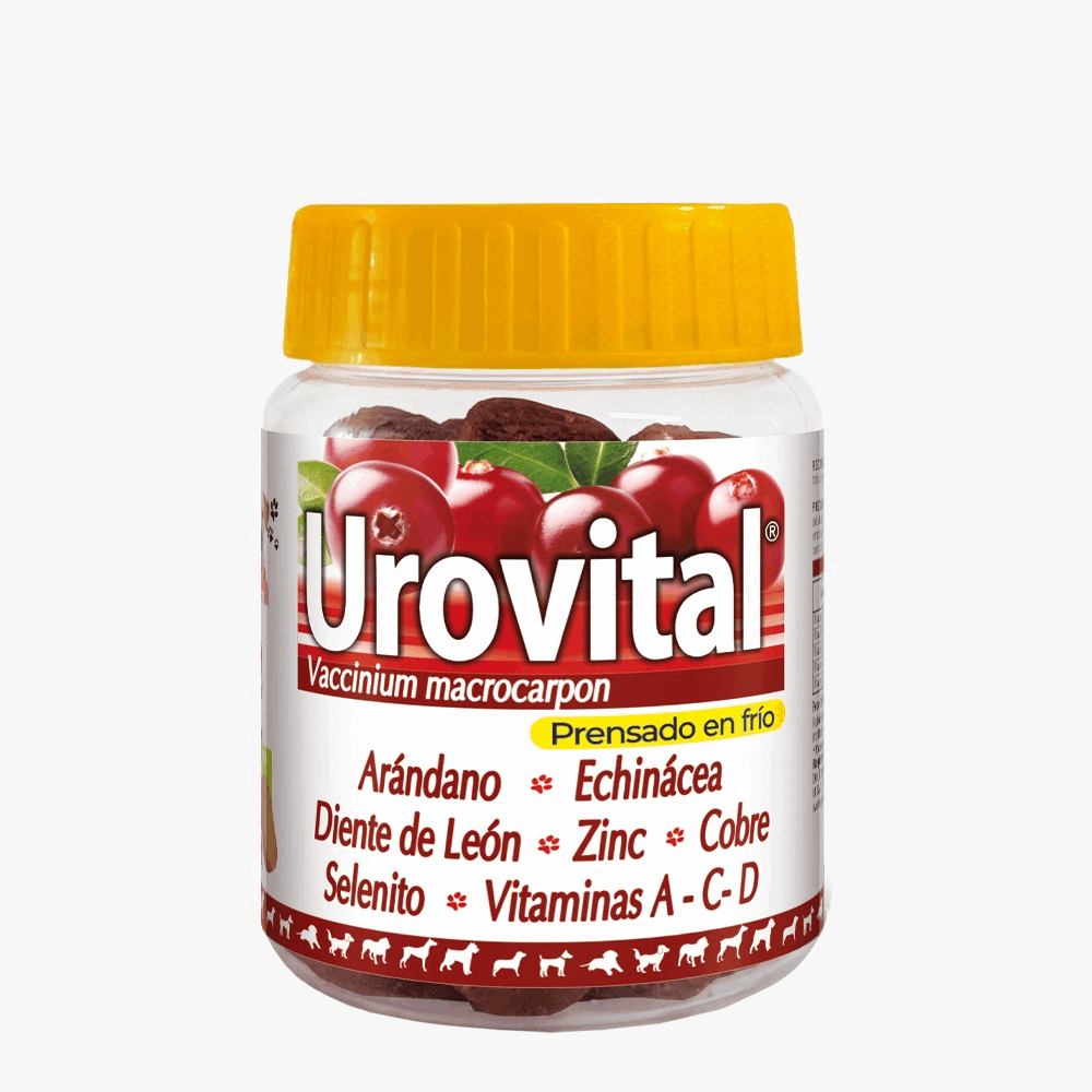 Suplemento urinario Urovital para mascota Natural Freshly 60 comp