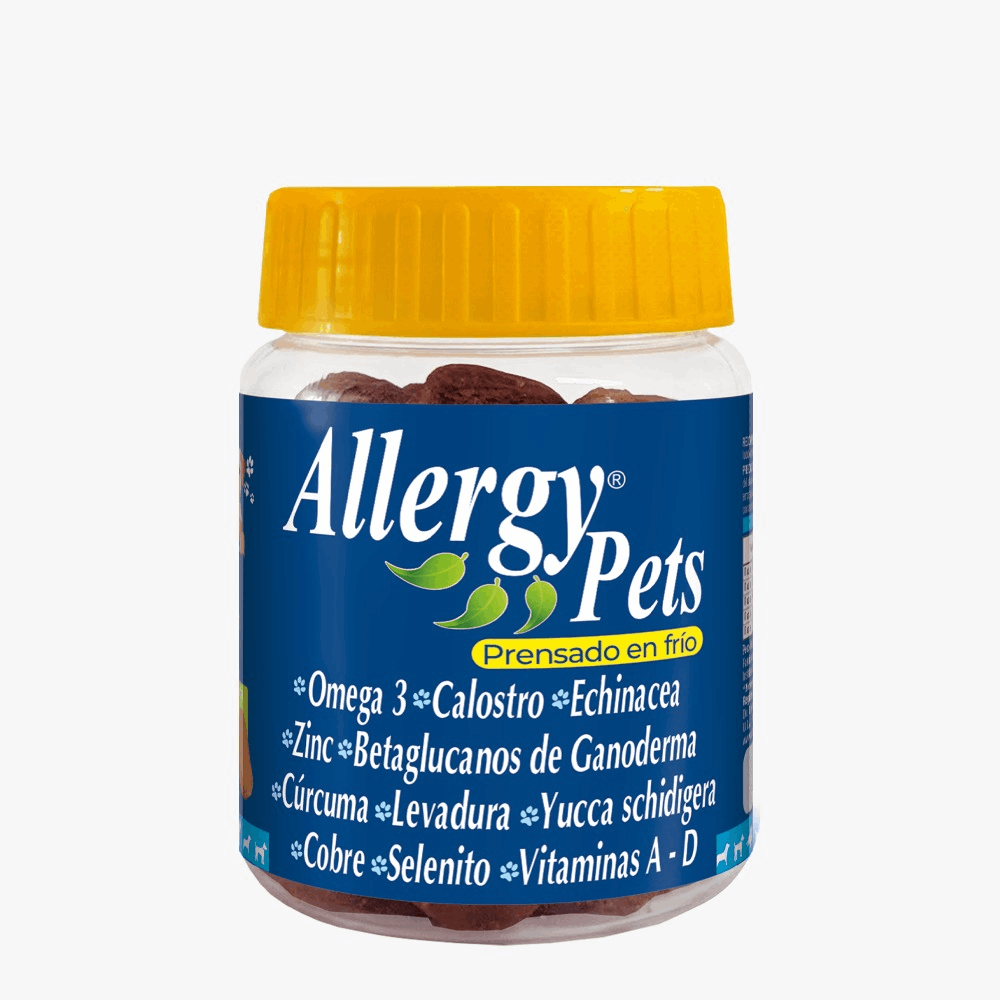 Suplemento Allergy Pets para mascota Natural Freshly 60 comp