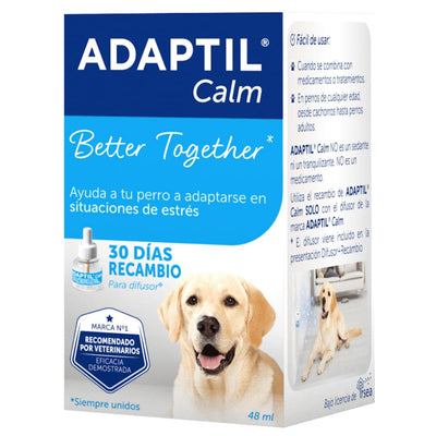 Feromona Sintética Para Perro Adaptil Recarga 48 ml
