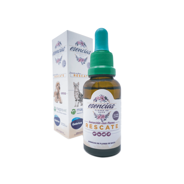 Esencia Floral Para Mascotas Rescate Gotas 30 ml