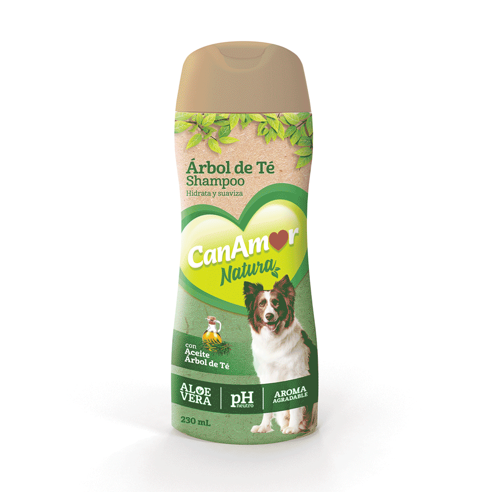 Shampoo Para Perro Canamor Aceite Árbol De Té 230 ml