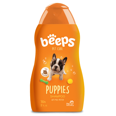 Beeps Shampoo Para Perro Puppy Pet Society 502 ml