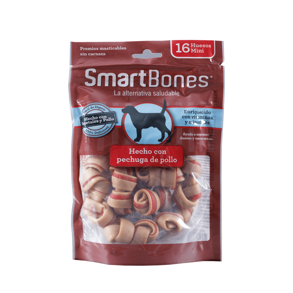 Hueso Para Perro Smartbones Pollo Sin Carnaza 16 S