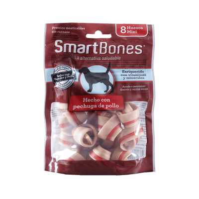 Hueso Para Perro Smartbones Pollo Sin Carnaza 8 Mini