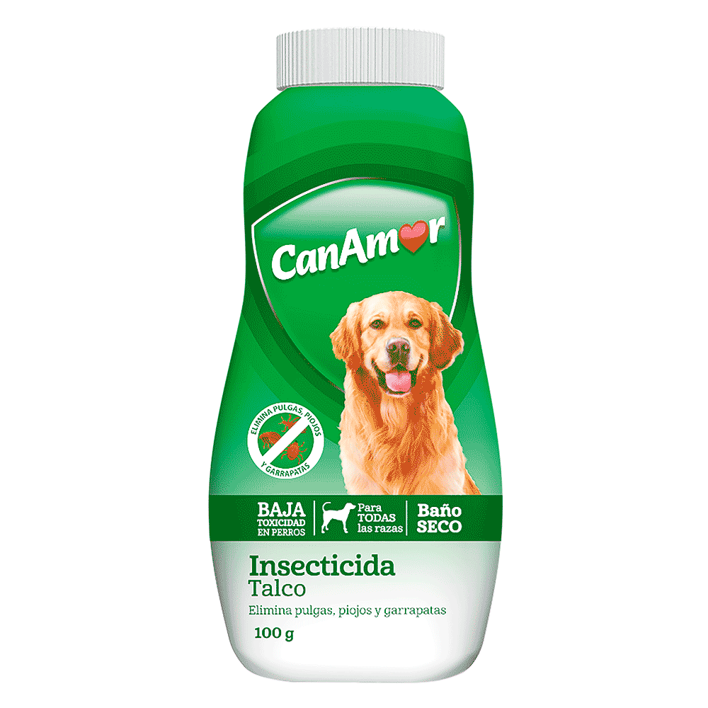 Talco Para Perro  Canamor Insecticida 100 g