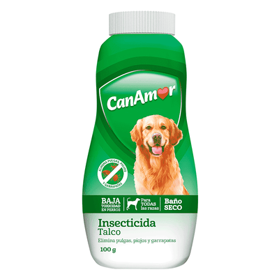Talco Para Perro  Canamor Insecticida 100 g