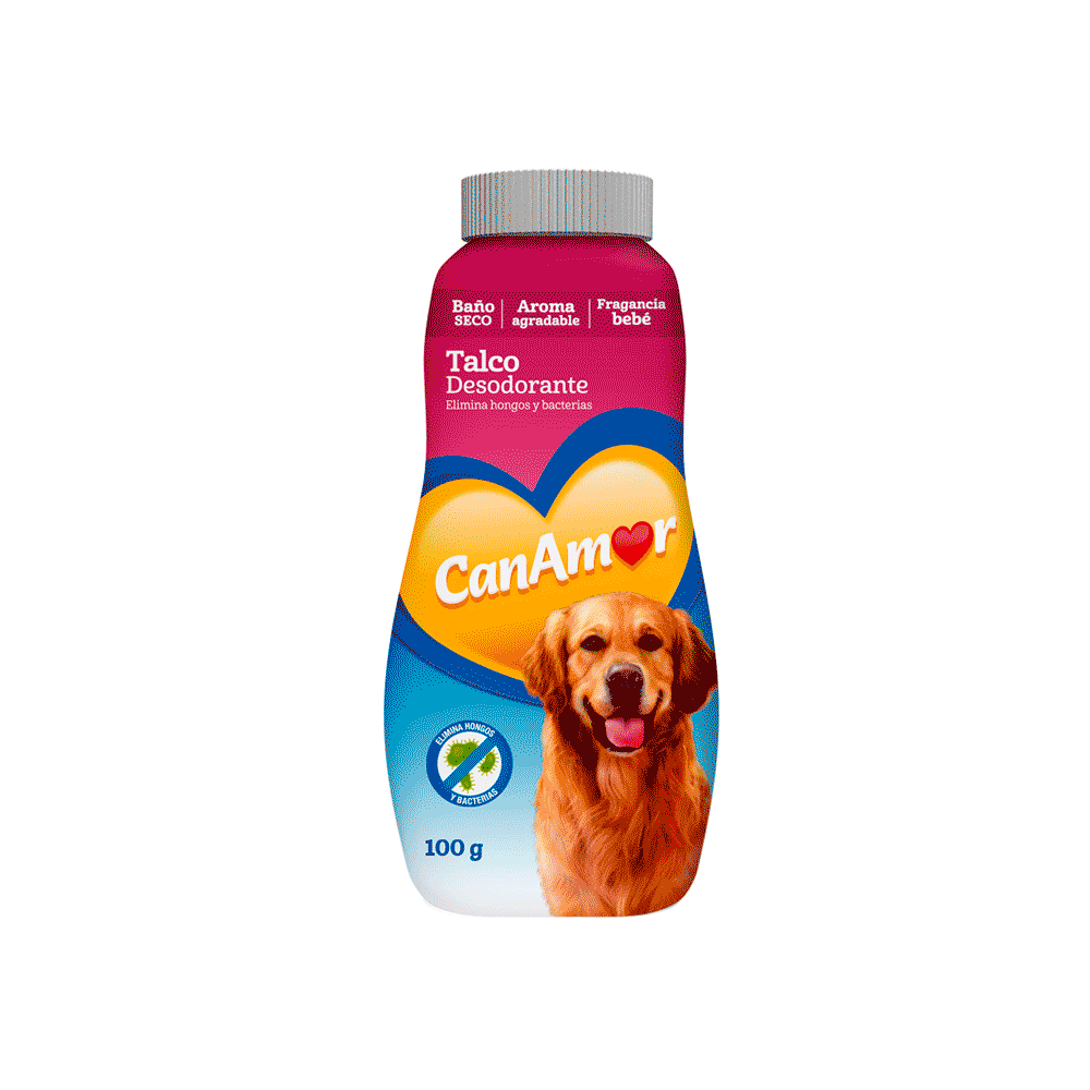 Talco Para Perro Canamor Desodorante 100 g