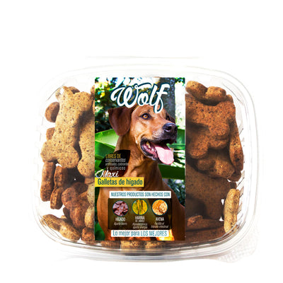 Snack Para Perro Maxigalleta De Hígado Wolf 500 g