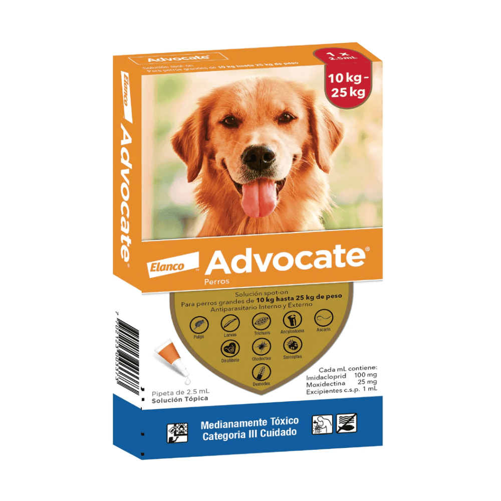 Antiparasitario Advocate Perros 10 - 25 kg