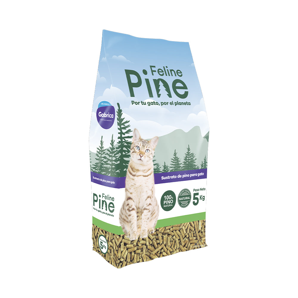 Arena Ecológica para gato Feline Pine