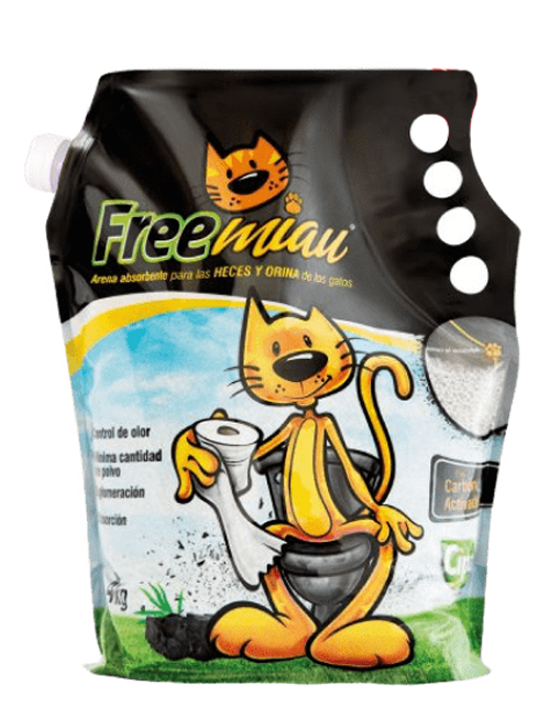 Arena Freemiau Carbón Activado