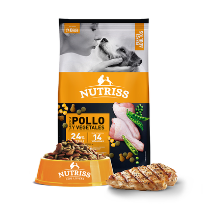 Nutriss - Pollo y Vegetales Perros Adultos