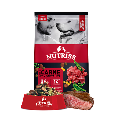 Nutriss - Carne y Vegetales Perros Adultos