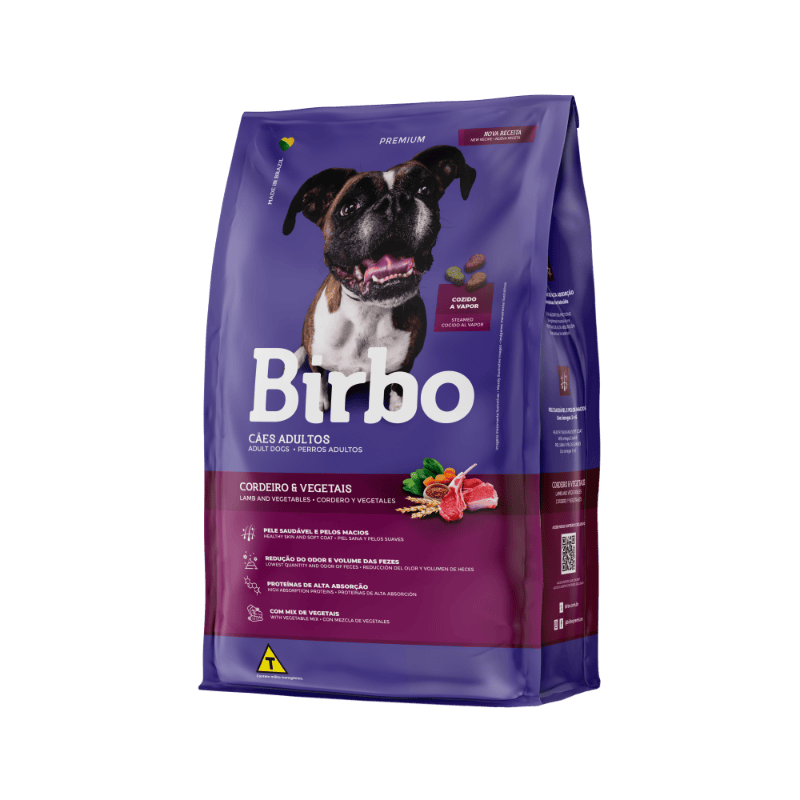 Birbo Premium Tradicional Cordero y Vegetales para Perros Adultos