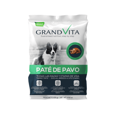 Comida Húmeda para perro Grand Vita Paté Pavo