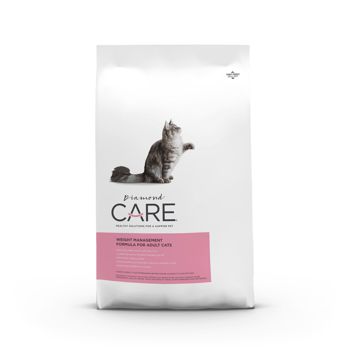Diamond Care Weight Management para gatos adultos