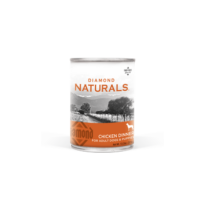 Diamond Naturals Chicken Dinner lata para perros y cachorros