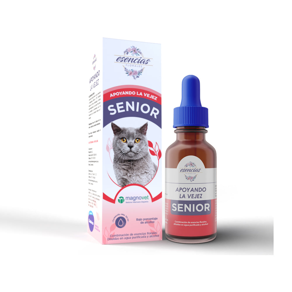 Esencia floral Senior Felino Gotas