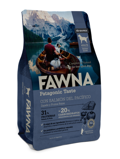 Fawna Salmón Perros Adultos Raza Medium Y Large