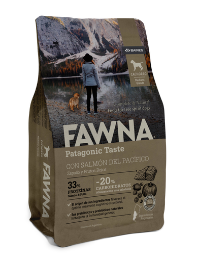 Fawna Salmón Perros Cachorros Raza Medium Y Large