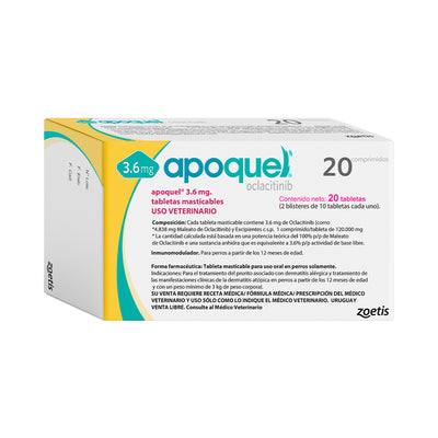 Apoquel Masticable 3,6 mg para Perros