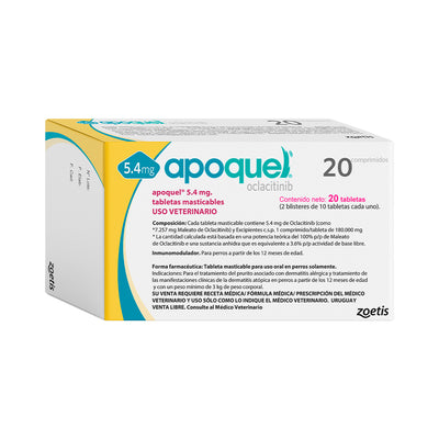 Apoquel Masticable 5,4 mg para Perros