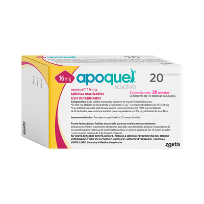 Apoquel Masticable 16 mg para Perros