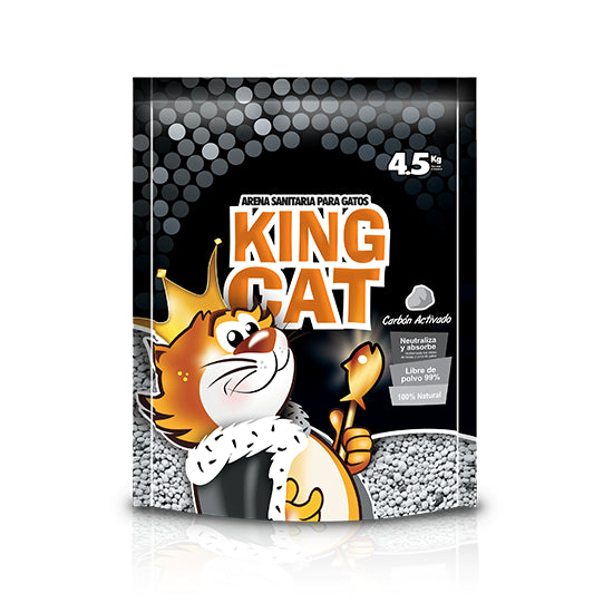 Arena Sanitaria King Cat Carbón activado