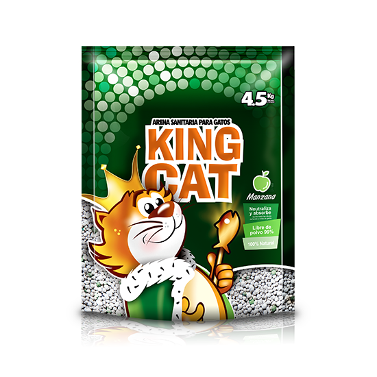 Arena Sanitaria King Cat Manzana