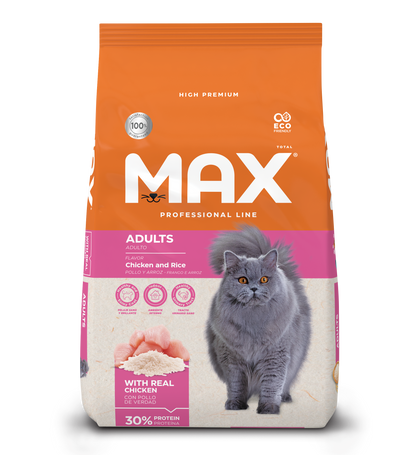 Max gato Adultos Pollo Y Arroz