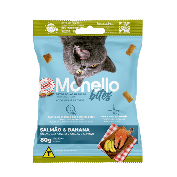 Monello Bites Bolas de Pelo para Gatos