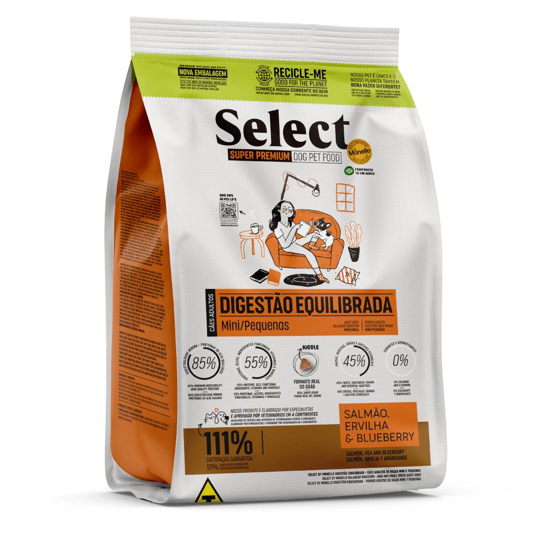 Monello Select Digestión Equilibrada Perros Adultos Mini y Pequeños