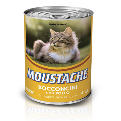 Alimento húmedo Moustache Bocados con Pollo