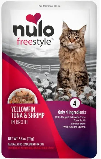 Nulo Cat FreeStyle Grain Free Meal Enhancer - Pouch Atun Y Camarones