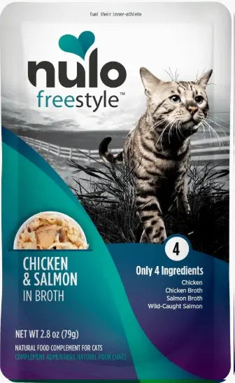 Nulo Cat FreeStyle Grain Free Meal Enhancer - Pouch Pollo Y Salmon