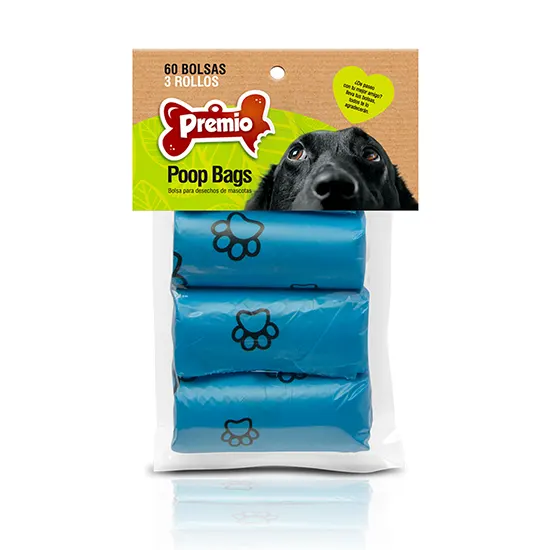 Poop Bags Premio Bolsa x 3 Rollos