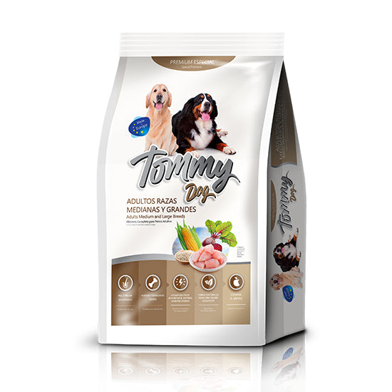 Alimento seco Tommy Dog Adulto Razas Medianas y Grandes