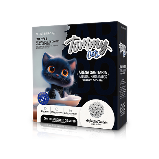 Arena Sanitaria Tommy Premium Cats Litter Activated Carbon