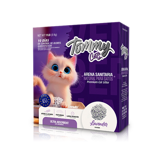 Arena Sanitaria Tommy Premium Cats Litter Lavender