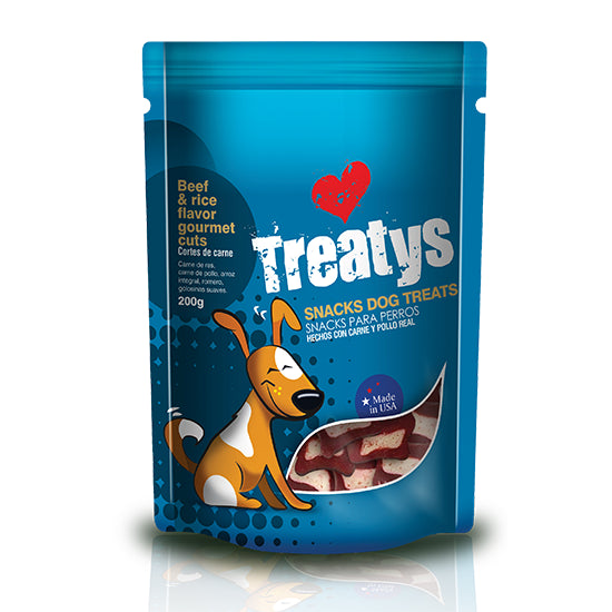 Snack Treatys Beef & Rice Flavor