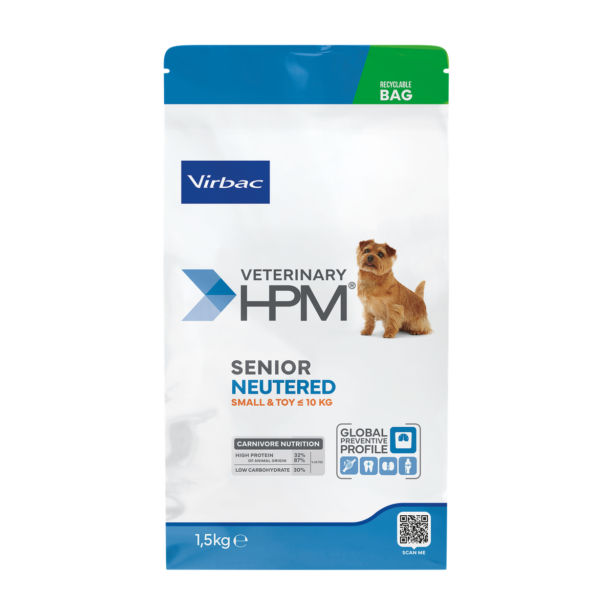 Virbac HPM Senior Dog Neutered Small & Toy
