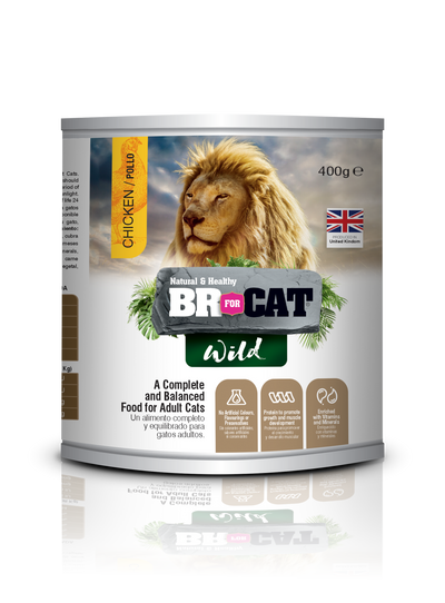 Br For Cat Wild Comida Húmeda Gatos Adultos Pollo